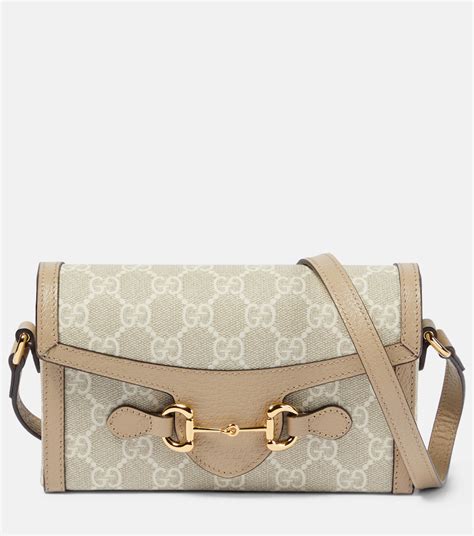 gucci horsebit mini crossbody|Gucci Horsebit 1955 GG Mini crossbody bag in beige .